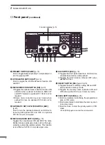 Предварительный просмотр 6 страницы Icom IC-R75 Instruction Manual