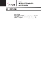 Предварительный просмотр 50 страницы Icom iC- r8500 Service  Manual Addendum