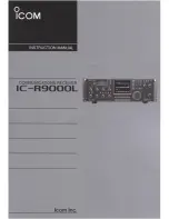 Icom IC-R9000L Instruction Manual предпросмотр