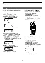 Предварительный просмотр 33 страницы Icom IC-T10 Advanced Manual