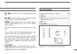 Preview for 3 page of Icom IC-T7H Instruction Manual
