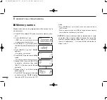 Предварительный просмотр 24 страницы Icom IC-T81A Instruction Manual