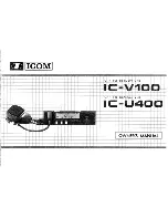 Preview for 1 page of Icom IC-V100 Owner'S Manual