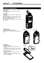 Preview for 3 page of Icom Ic-V88 Operating Manual