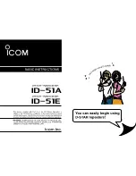 Icom ID-51A Basic Instructions preview