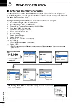 Preview for 36 page of Icom ID-52A Basic Manual