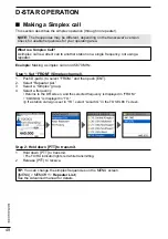 Preview for 62 page of Icom ID-52A Basic Manual