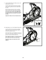 Preview for 12 page of ICON Health & Fitness NordicTrack AIRGLIDE 14i User Manual