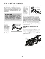 Preview for 15 page of ICON Health & Fitness NTEL71215.0 User Manual