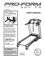 ICON Health & Fitness PFTL99908.1 User Manual preview