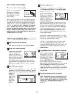 Предварительный просмотр 11 страницы ICON Health & Fitness PRO-FORM 560 Crosstrainer User Manual