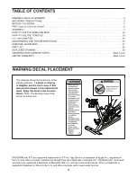 Preview for 2 page of ICON Health & Fitness PRO-FORM Le Tour de France CBC User Manual