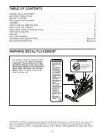 Preview for 2 page of ICON Health & Fitness PRO-FORM Le Tour de France CSC User Manual