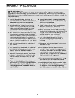 Preview for 3 page of ICON Health & Fitness PRO_FORM 310 CSX User Manual