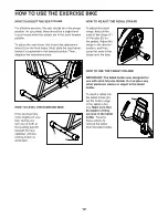 Preview for 12 page of ICON Health & Fitness PRO_FORM 310 CSX User Manual