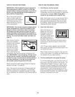 Preview for 14 page of ICON IP NordicTrack REFLEX 8500 PRO User Manual