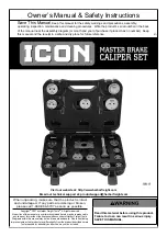 Preview for 1 page of ICON 58117 Owner'S Manual & Safety Instructions