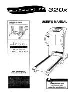 ICON PRO-FORM 320X User Manual preview