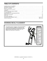 Preview for 2 page of ICON PRO-FORM HYBRID TRAINER User Manual