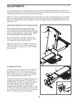 Preview for 13 page of ICON WEILDER CROSS BAR LEGEND Manual