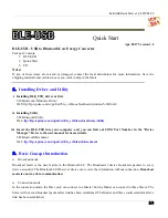 Preview for 1 page of ICP DAS USA BLE-USB Quick Start Manual