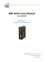 ICP DAS USA BRK Series User Manual предпросмотр