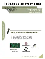 Preview for 1 page of ICP DAS USA PCI-1800HU Quick Start Manual