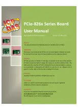 Preview for 1 page of ICP DAS USA PCIe-8620 User Manual