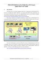 Preview for 1 page of ICP DAS USA PISO-DNS100 Quick Start User Manual