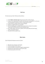 Preview for 14 page of ICS IC 022 Operating Manual