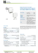 Preview for 1 page of ICS IL Series Product Sheet