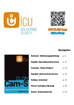 Предварительный просмотр 3 страницы ICU CLOM CAM S Quick Start Manual