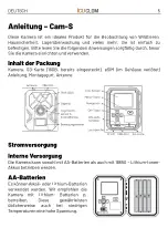 Предварительный просмотр 5 страницы ICU CLOM CAM S Quick Start Manual