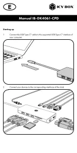 Preview for 8 page of Icy Box IB-DK4061-CPD Manual