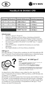 Preview for 20 page of Icy Box IB-DK4061-CPD Manual