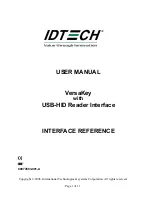 ID Tech VersaKey IDKA-2331 User Manual preview