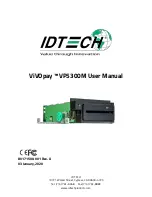 ID Tech ViVOpay VP5300M User Manual preview