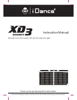 iDance XD3 Instruction Manual предпросмотр