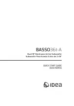 Idea BASSO36t-A Quick Start Manual preview