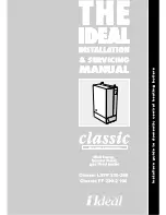 Ideal Boilers Classic FF230 Installation And Servicing Manual preview