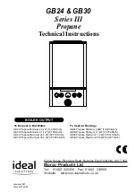 Preview for 1 page of Ideal Heating III Series Technical Instructions