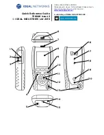 Предварительный просмотр 2 страницы IDEAL Networks SignalTEK CT Quick Reference Manual