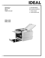IDEAL 8330 Operating Instructions Manual preview