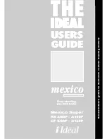 IDEAL Mexico Super RS 3/60P User Manual preview