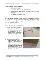 Preview for 2 page of idi Aspect 100-4T G3 Unpacking Instructions