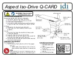 idi Aspect Iso-Drive Q-CARD Operator'S Manual предпросмотр