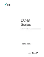 Idis DC-B1001 Operation Manual preview