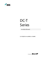 Idis DC-T1232WR Installation Manual предпросмотр