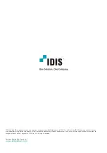 Preview for 14 page of Idis DC-TH Series Installation Manual