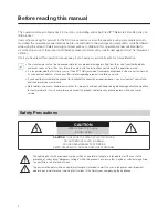 Предварительный просмотр 2 страницы Idis DR-2100P Series Operation Manual